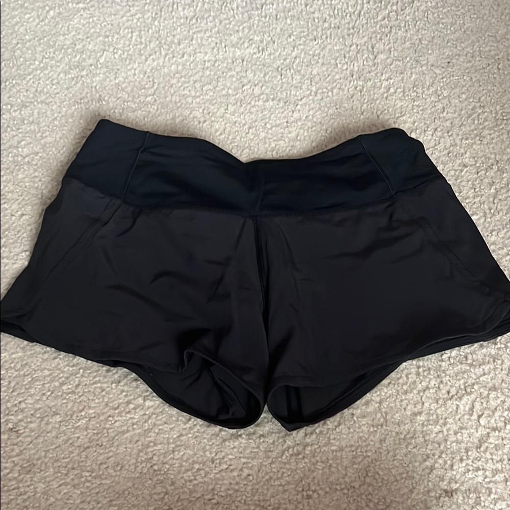 Lululemon Athletica Black Athletic Shorts for Performance